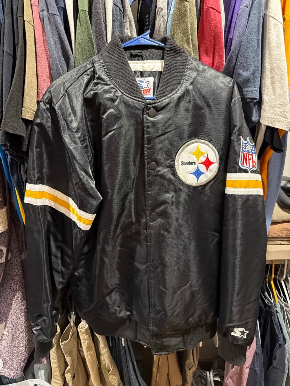 Homage Starter Steelers Jacket Size Large